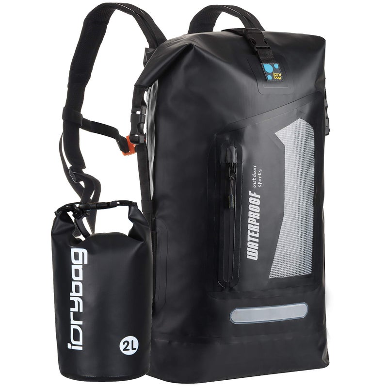 IDRYBAG Waterproof Backpack for Men 20L/30L/40L, Floating Dry Bag Kayak, Dry Backpack Hiking - Image 1